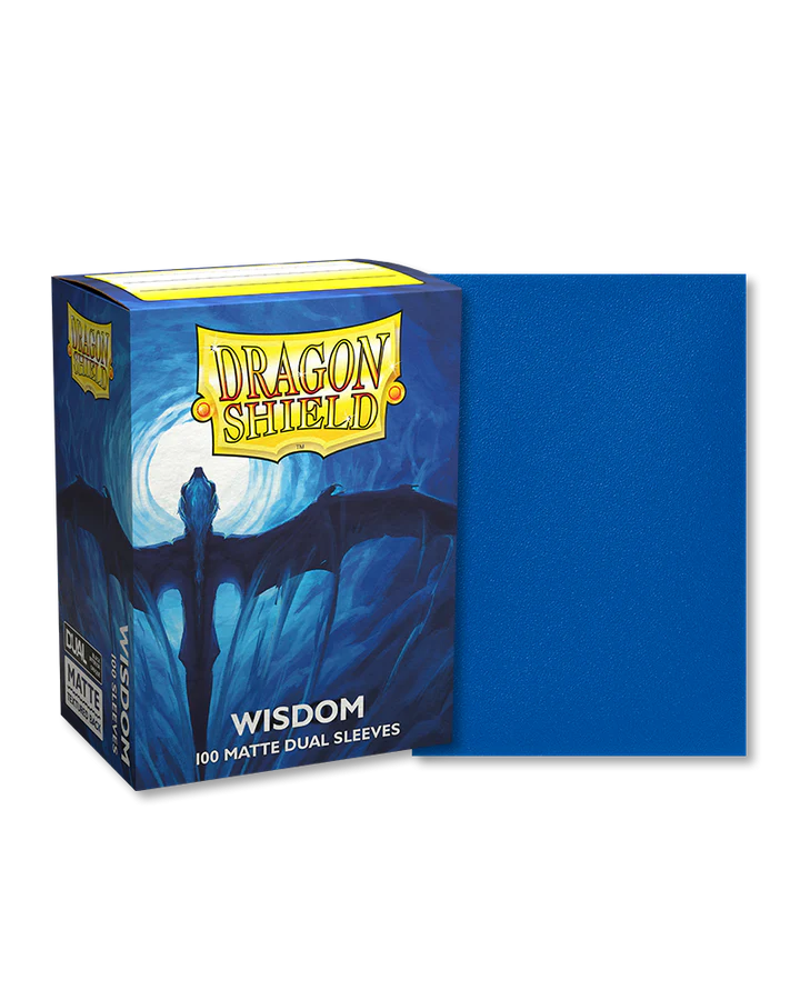 DRAGON SHIELD - 100CT STANDARD SIZE - DUAL - WISDOM MATTE